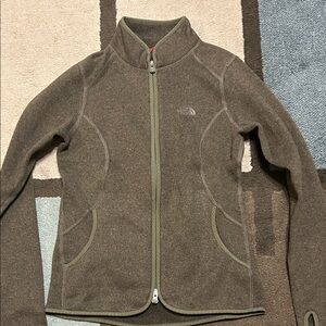The North Face Brown Full-Zip Fleece Jacket